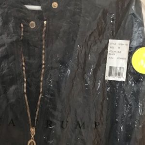 Black FAUX leather jacket